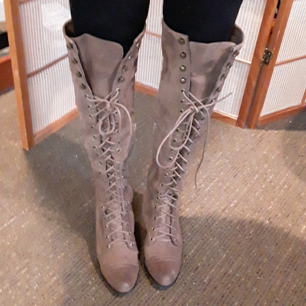 Free people suede over the knee boots